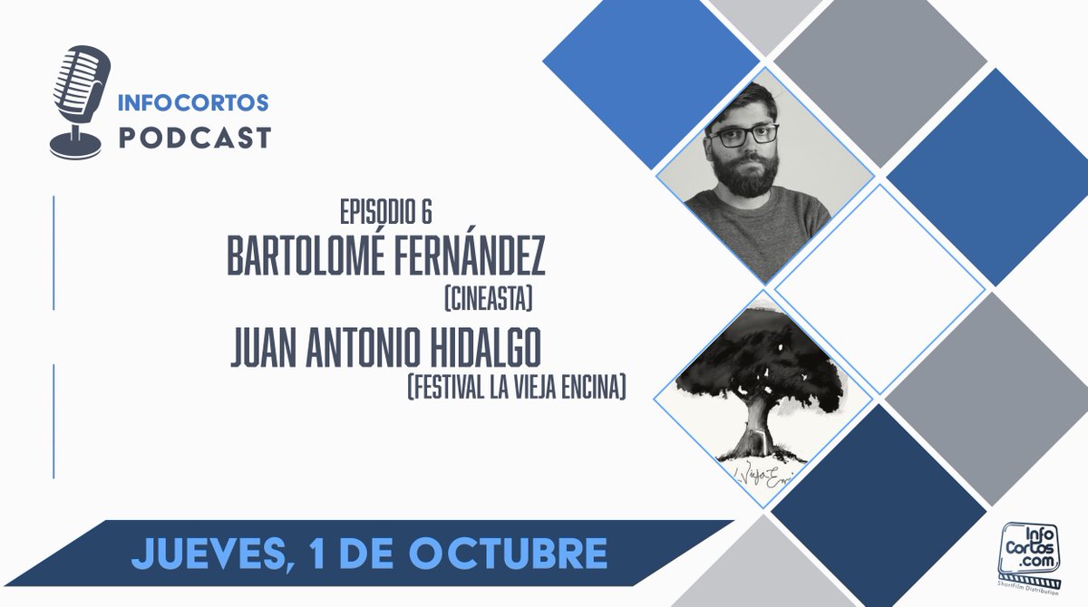 En el próximo episodio estarán con nosotros Bartolomé Fernández (cineasta) y Juan Antonio Hidalgo (Festival La Vieja Encina) 🎙️💪💪🔝🔝 <a href="/ungatoandaluz/">Un gato andaluz</a> <a href="/viejaencina/">La Vieja Encina</a>