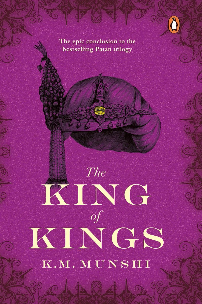 THE PATAN TRILOGY is what made KM Munshi a household name in India -- a set of Gujarati historical novels, each of which is as enchanting, marvellously written and filled with adventure as the next.  #InternationalTranslationDay