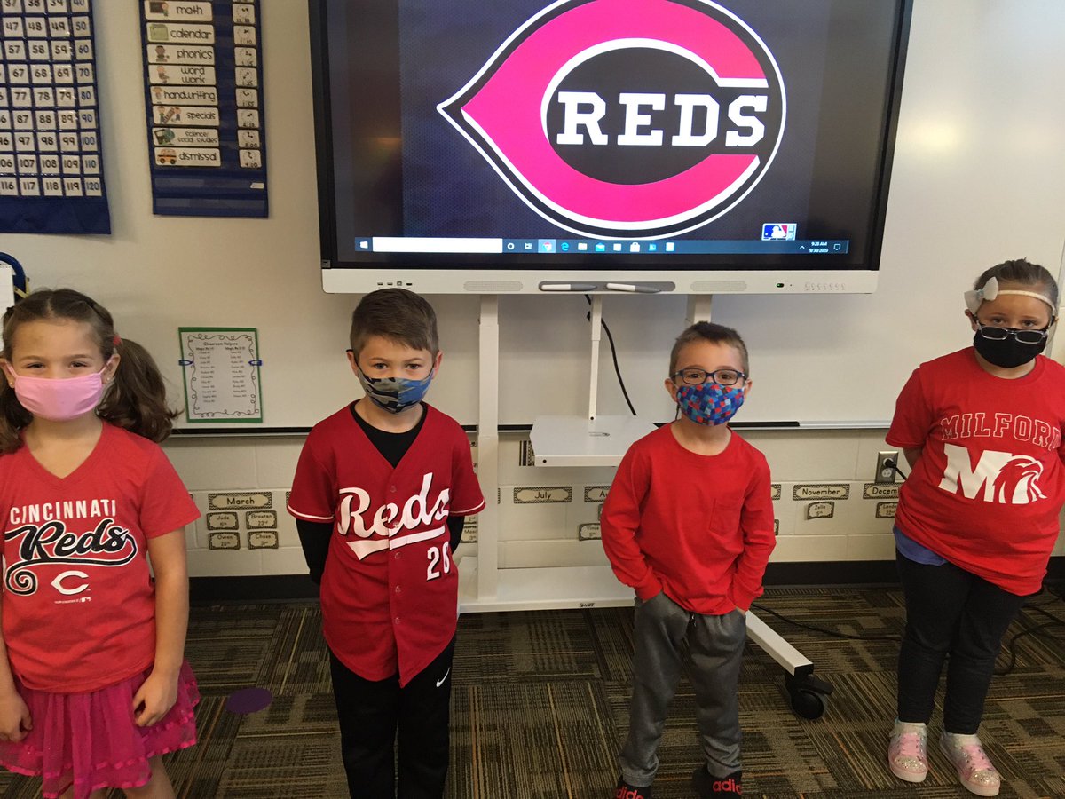Faroutfirsties's tweet photo. Go @Reds!  We are excited about your win today!
#MilfordMeansAll #theBEStplacetogrow https://t.co/7dEW9Al2i9