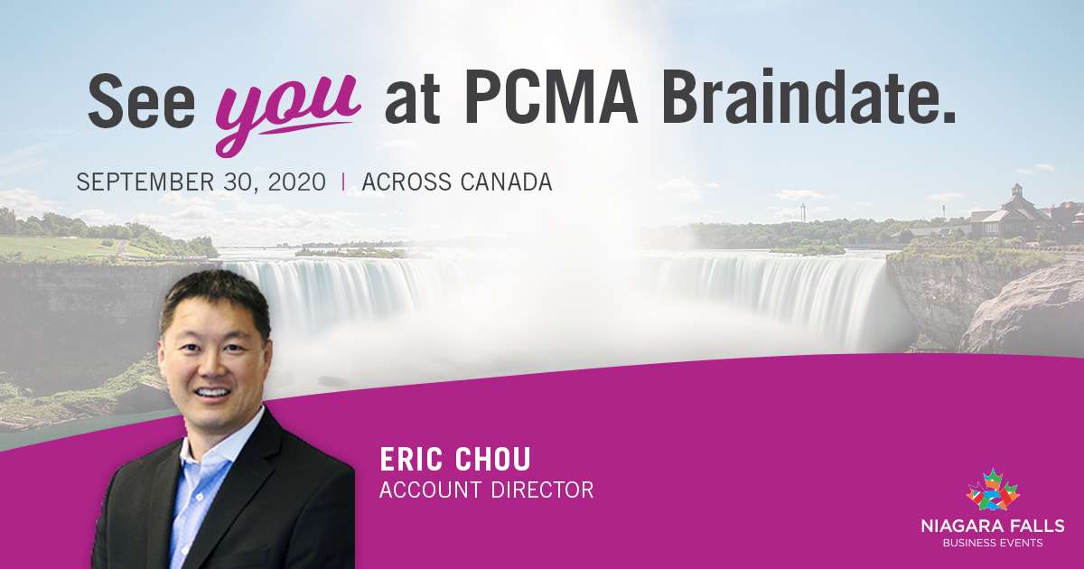 🧠 date today with <a href="/EChou_Niagara/">EChou ECDEV Niagara Region Canada</a> and #canadameetings destination partners on a whole range of topics related to the future of business events. DM us &amp; we will send you all the details! #pcma #eventprofs