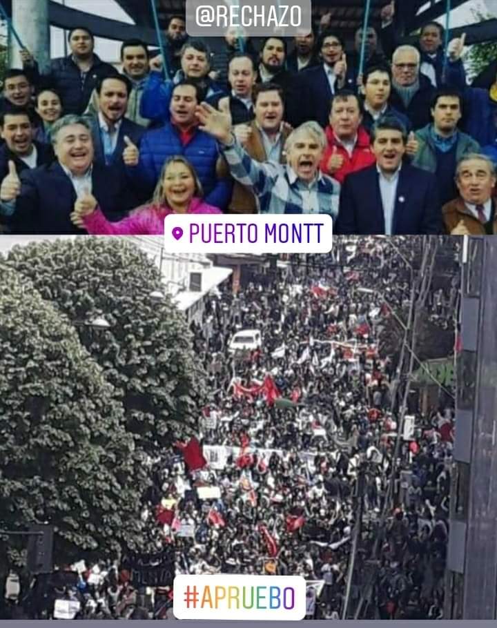 Una imagen, mil palabras!. #apruebo #Chile #PuertoMontt #ConvencionConstitucional