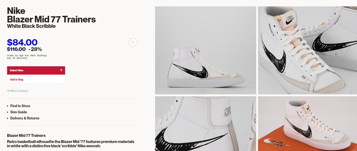 nike blazer mid 77 offspring