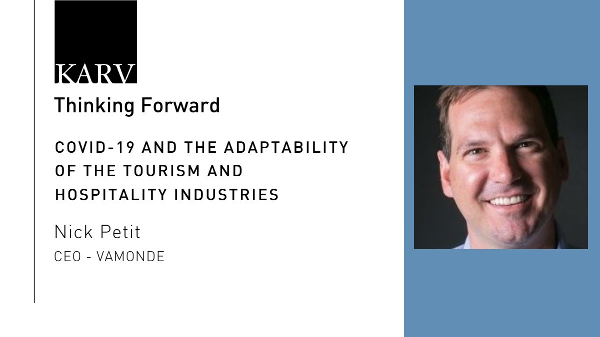 We continue our #ThinkingForward series with Nick Petit <a href="/JNickP/">NP</a>, CEO of <a href="/vamondestories/">VAMONDE</a>, discussing the impact of #COVID19 on #tourism and #travel, and how the two industries will move forward from here: bit.ly/3kXu1OQ