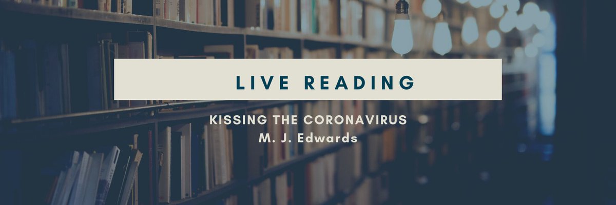 Nous y sommes ! Le moment très (trop ?) attendu du fameux live reading de cette nouvelle écrite par M. J. Edwards avec un titre qui a fait trembler la twittosphère (j'exagère, je sais) : Kissing the Coronavirus !