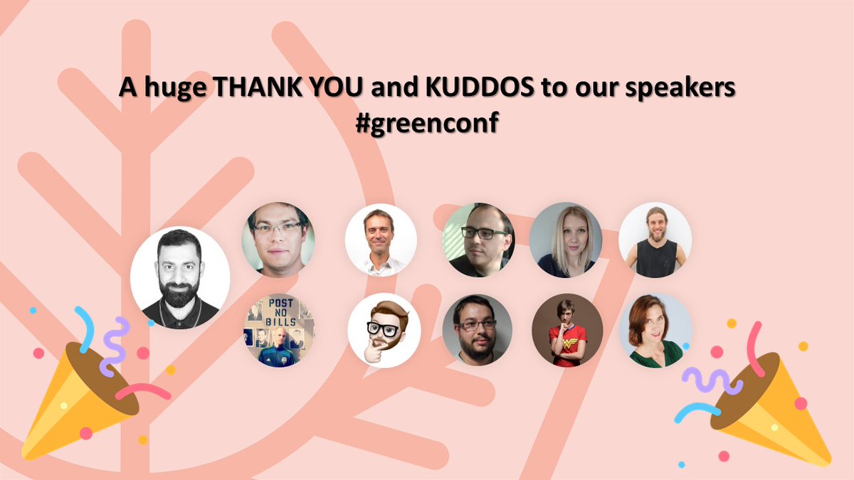 You made the #greenconf real🌟
It was only the first edition... so keep up with us :)