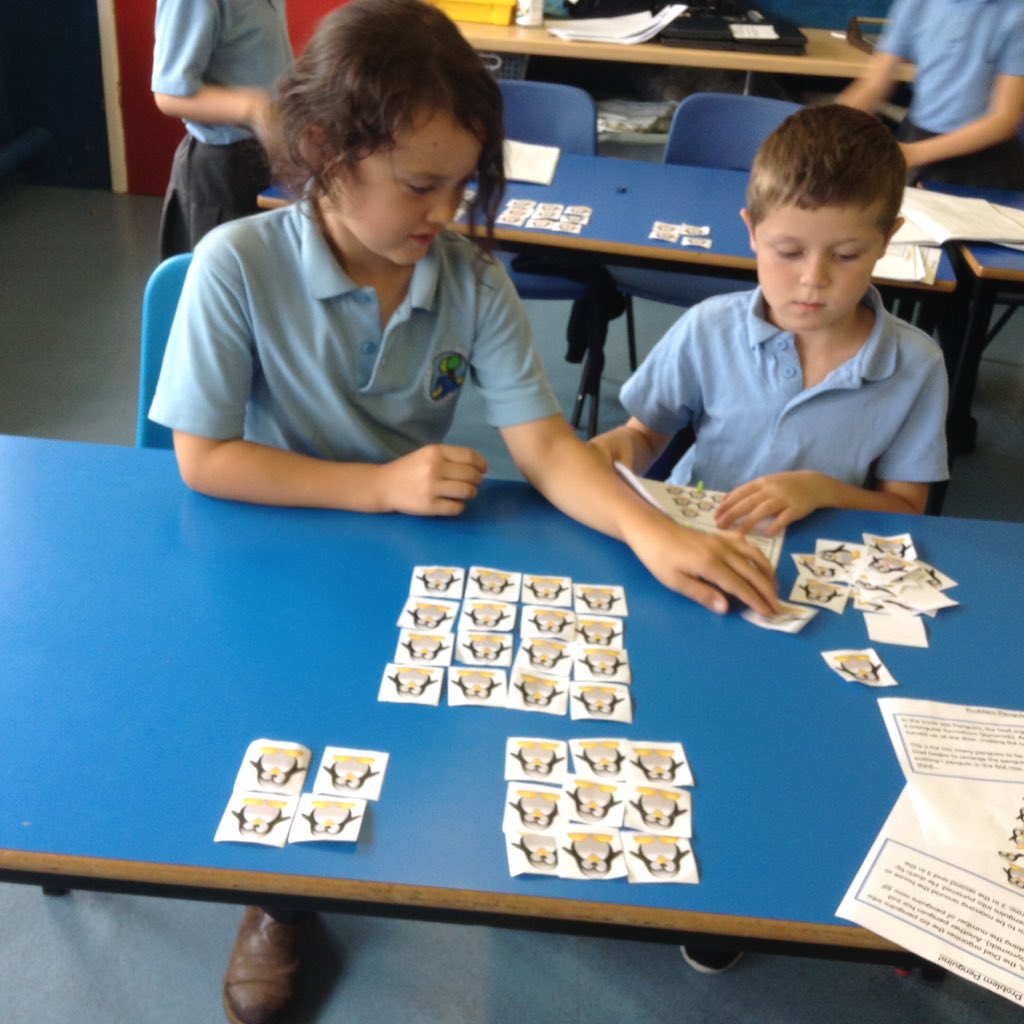 SchoolLlanmiloe's tweet image. Dosbarth Lleuad have been busy applying their numerical skills to work on the story book 365 Penguins. Grouping numbers, investigating triangular and square numbers, as well as calendar work and a bit of penguin craft to end the day. #numericalliteracy @WG_Education @CarmsCouncil