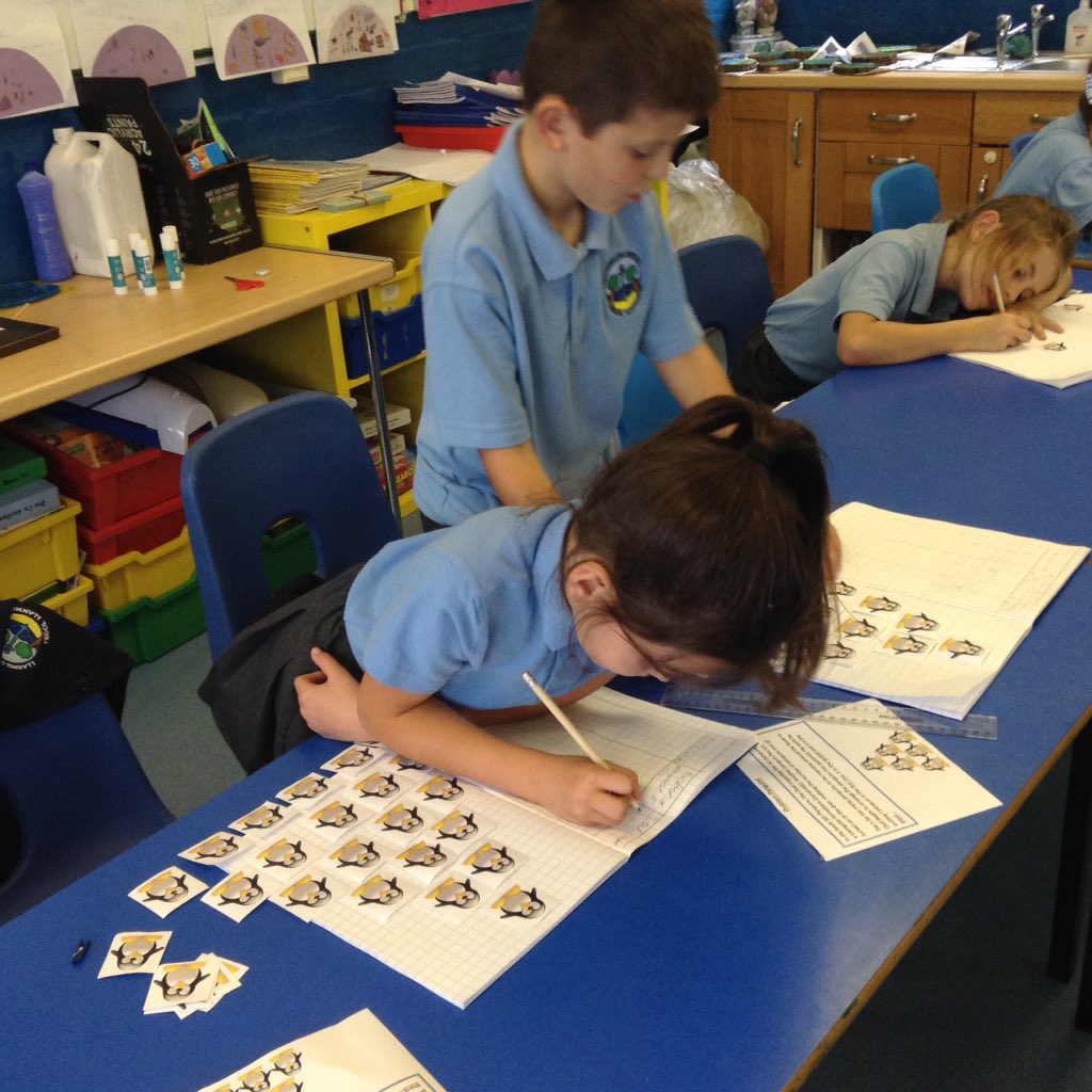 SchoolLlanmiloe's tweet image. Dosbarth Lleuad have been busy applying their numerical skills to work on the story book 365 Penguins. Grouping numbers, investigating triangular and square numbers, as well as calendar work and a bit of penguin craft to end the day. #numericalliteracy @WG_Education @CarmsCouncil