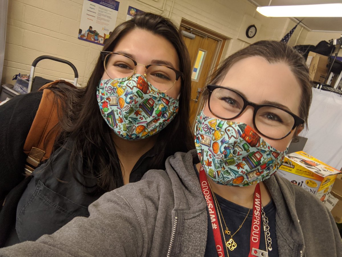 Mask twinning with my daughter today! #MaskUp #wpsproud <a href="/LOuvertureElm/">L'Ouverture Elem.</a>