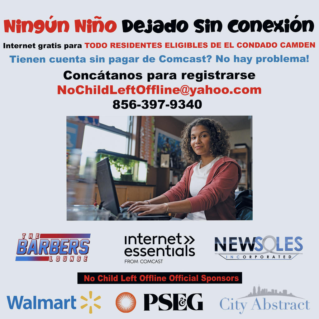 No Child Left Offline ... Free internet for All Eligible Camden County Residents