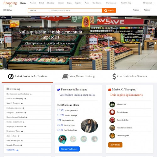 Templateonweb1's tweet photo. Online Shopping Website Html Code - 2020
A stunning online shopping website HTML code, that is a great decorative design to create nice shopping and eCommerce websites. https://t.co/jw16NKjKeF 
#onlineshoppingwebsite, #freewebsitetemplate, #shoppingcart, #htmlcode,
#eCommerce https://t.co/vnM9wV0sir