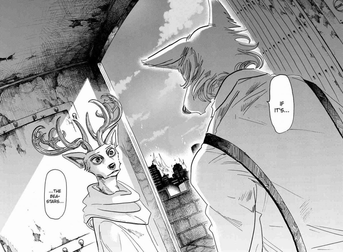 Mei B S Manga Propaganda In Louis Mind Legosi Is The Victim Because He Basically Forced Legosi To Eat His Leg And Break His Curse Legosi Is A Criminal Because