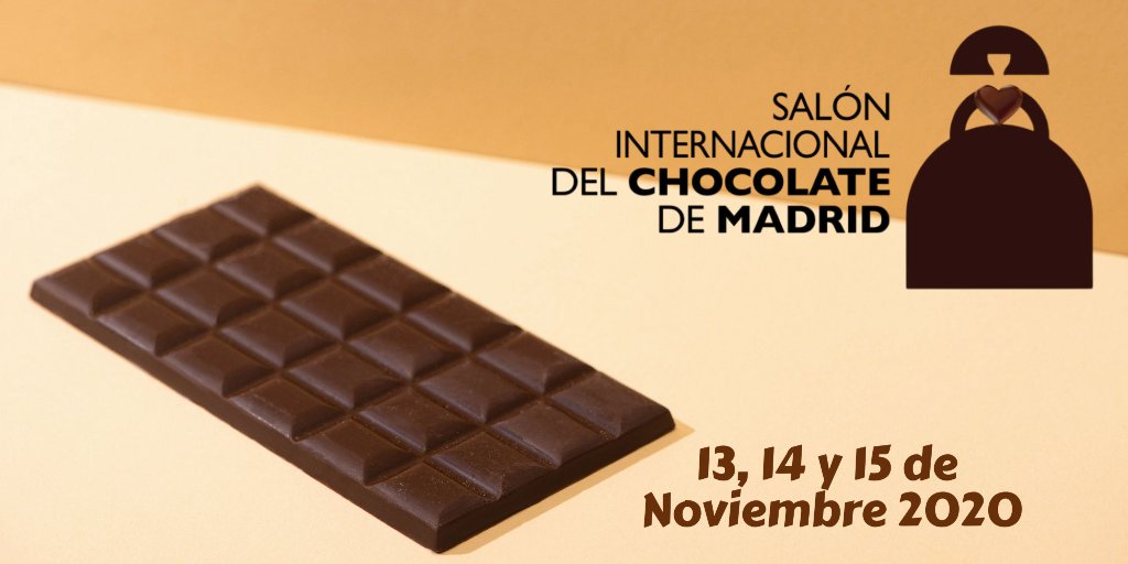 CHEF CHOCOLATIER (@chocolatierchef) on Twitter photo IIIª Edición del Salón Internacional de Chocolate de Madrid: CHOCOMAD 2020, Palacio de Cibeles. Los días 13, 14 y 15 de Noviembre 2020
ChefChocolatier.com
<a href="/chocomad2019/">Salón Internacional del Chocolate de Madrid</a>
#chocomad #chocolatiermagazine #chocolatemagazine #chocolate #chefchocolatier #maitrechocolatier IIIª Edición del Salón Internacional de Chocolate de Madrid: CHOCOMAD 2020, Palacio de Cibeles. Los días 13, 14 y 15 de Noviembre 2020
ChefChocolatier.com
<a href="/chocomad2019/">Salón Internacional del Chocolate de Madrid</a>
#chocomad #chocolatiermagazine #chocolatemagazine #chocolate #chefchocolatier #maitrechocolatier