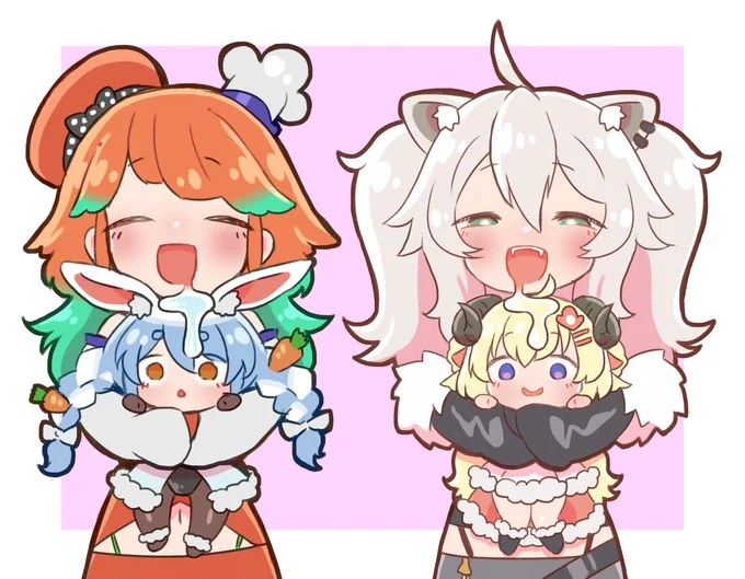 ホロENたくさん #今月描いた絵を晒そう 