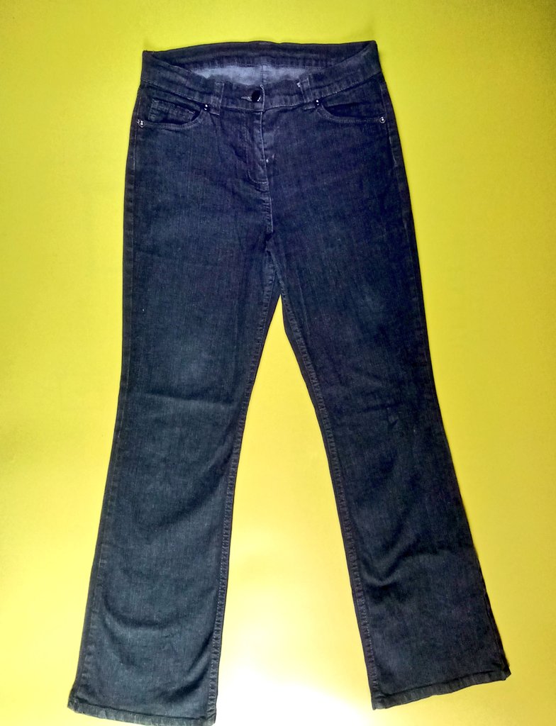 Hight waist jeansSize 12Length 41"N2,500Pls DM to order