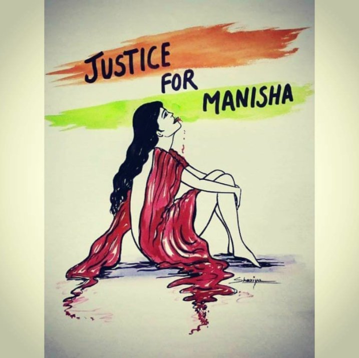 Paritoshkumar03's tweet image. What the hell is this why couldn&apos;t government takes any responsibility for girls women sefty everyone lives freedom in India that doesn&apos;t mean u take advantage by this freedom.I request to government  plz justice for Manisha and take action for criminals