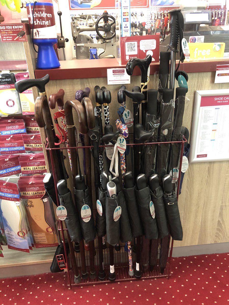 TimpsonAsda's tweet image. We have another special for you!

As of Friday 02/10/2020 we are doing 10% off walking sticks and umbrellas only here at Timpson ASDA Milton. 

Come see Scott for more information! 

@TimpsonNews #Timpson #offer #walkingsticks #umbrellas