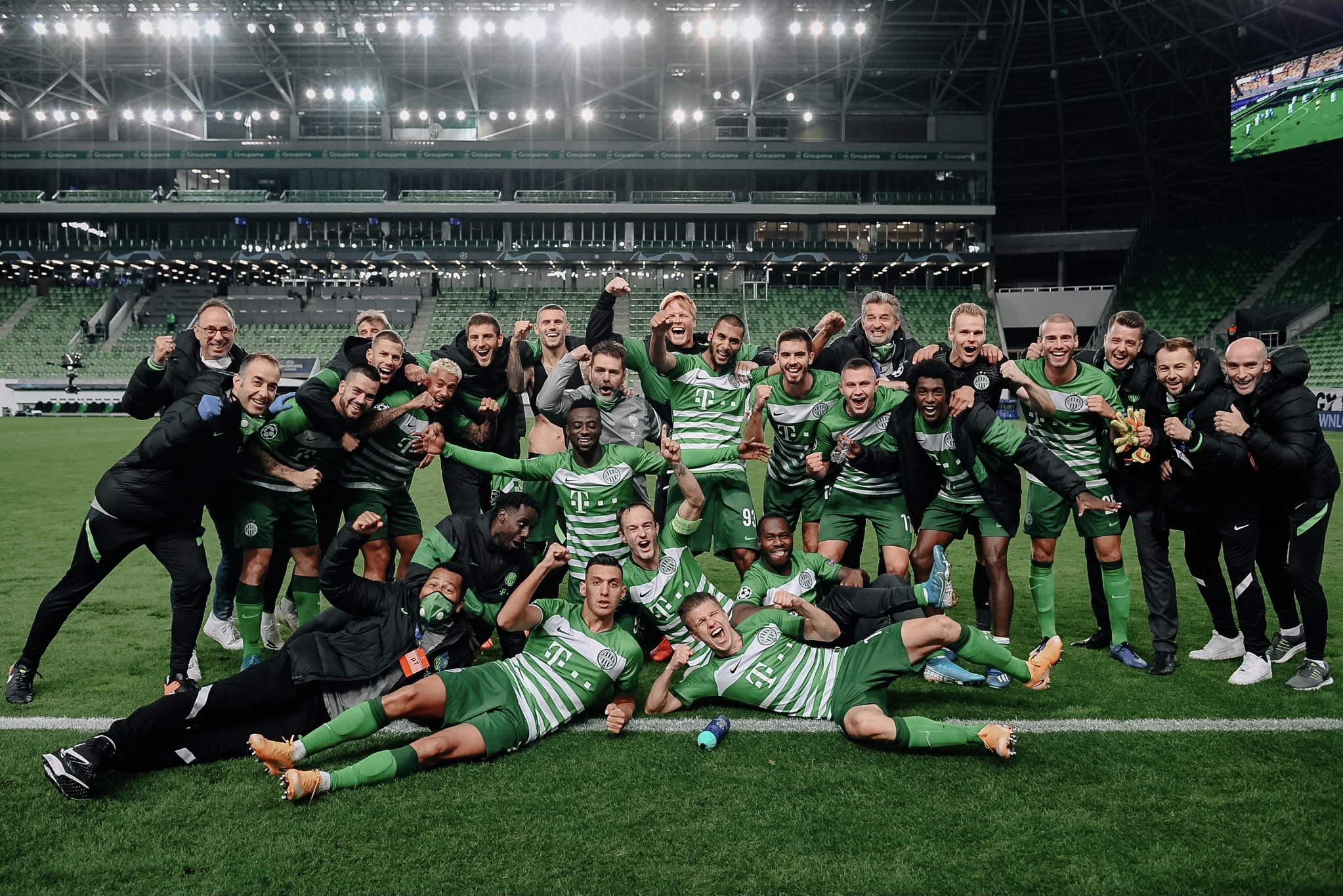 COPA90 on X: Hungarian club Ferencvárosi TC made history last night by  qualifying for the Champions League. The first time in 25 long years.   / X