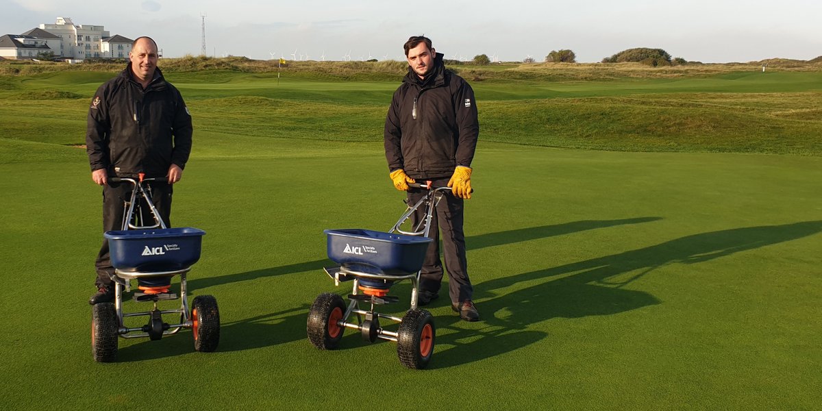 ICL_Turf's tweet photo. "The two SR-2000 spreaders we claimed through Turf Rewards give us confidence that the granular fertilizers we apply to the greens, tees & surrounds have a consistent application & spread".
Stuart Hogg, The West Lancashire Golf Club
#benefitfrombetterturf #turfrewards https://t.co/mfcqi945en