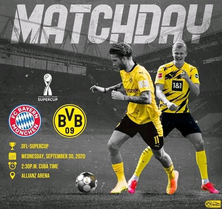 BVBMOROCCO15's tweet photo. صباحكم مثل هذه المباراة 😍😍😍
مباراة السوبر الالماني 🖤❤💛
#BVBMorocco #Dortmund #BorussiaDortmund #NurDerBVB #DieMarokkanerborussen #BVB #SchwarzGel #FCBBVB https://t.co/wrhc0UjqZ0