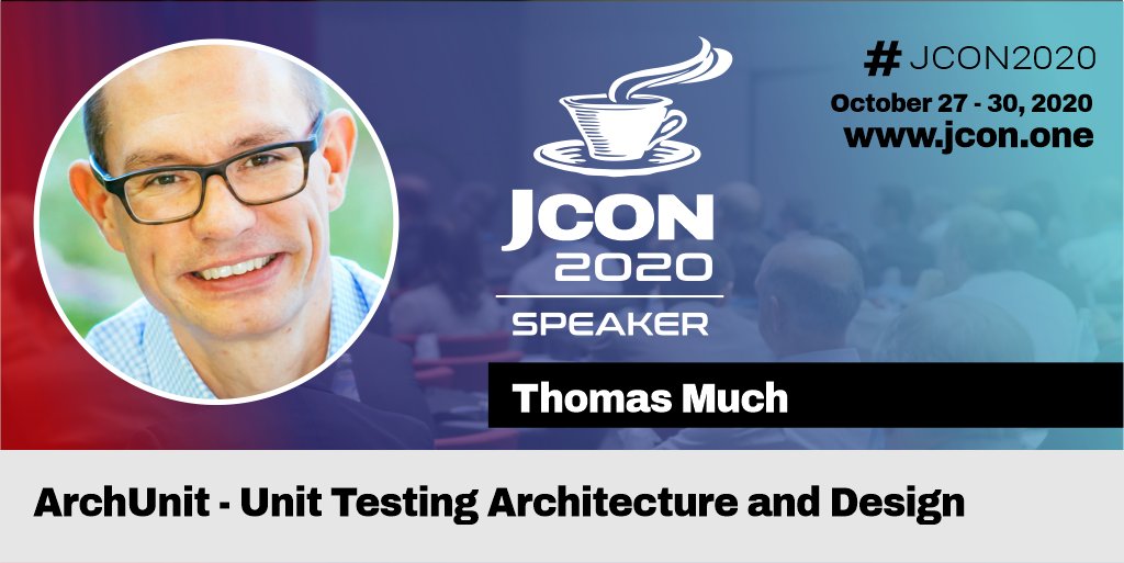 jcon_conference's tweet image. #JCON2020 - Oct. 28, 19:00 CET @thmuch online
#ArchUnit - Unit testing Architecture and Design

Most projects probably have some kind of documentation of the architecture &amp;amp; code conventions. It&apos;s just a question of: Where? And a...

Get a free #JUG Ticket: jcon.one