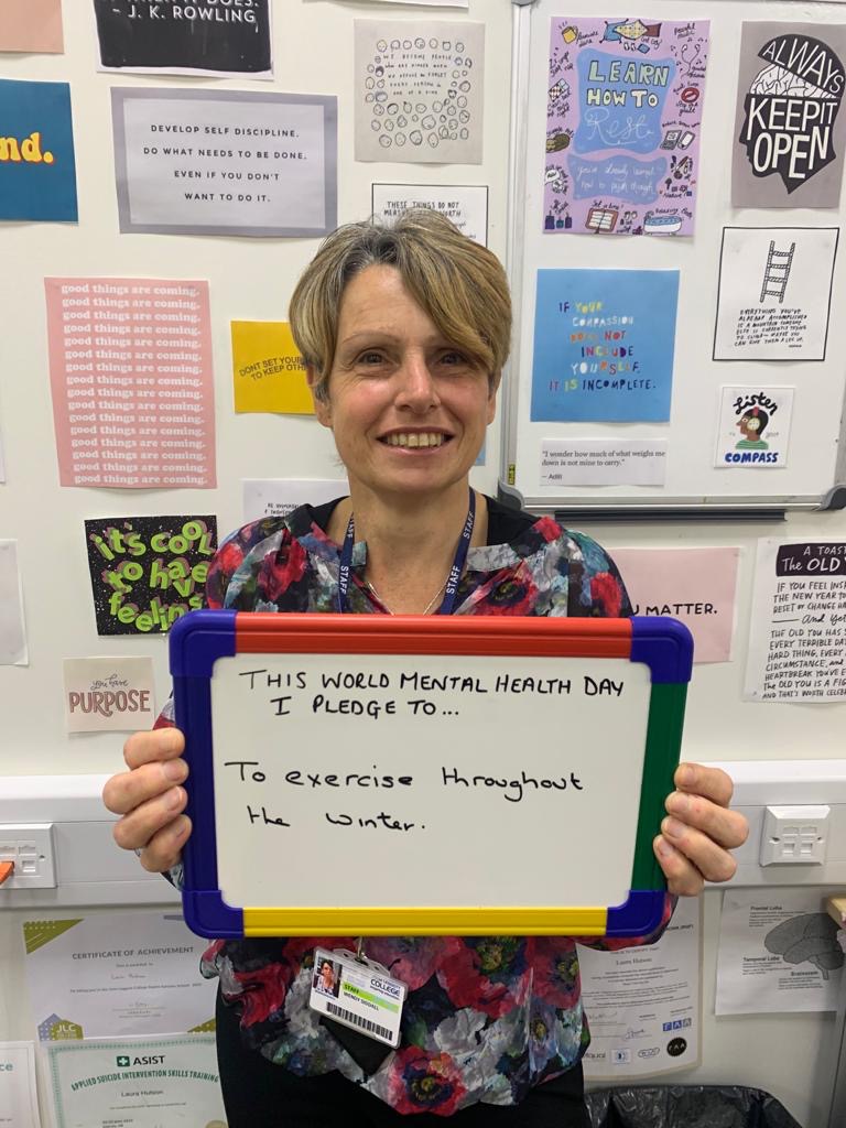 Today is #WorldMentalHealthDay and we would like to share with you some pledges from our staff. #ThisIsThePlace #MentalHealth #Selfcare