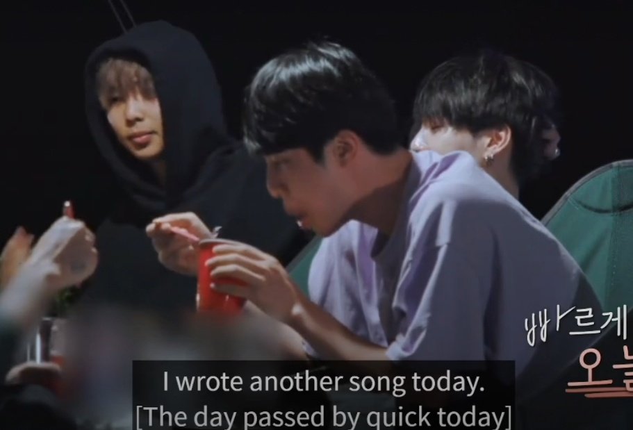 Yoongi is so passionate when it comes to music.