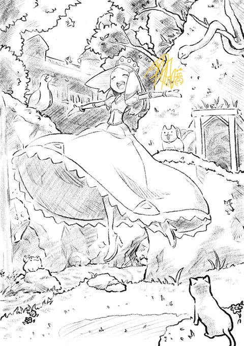 #今月描いた絵を晒そう
モノクロイラストばっかり描いてました🖋 