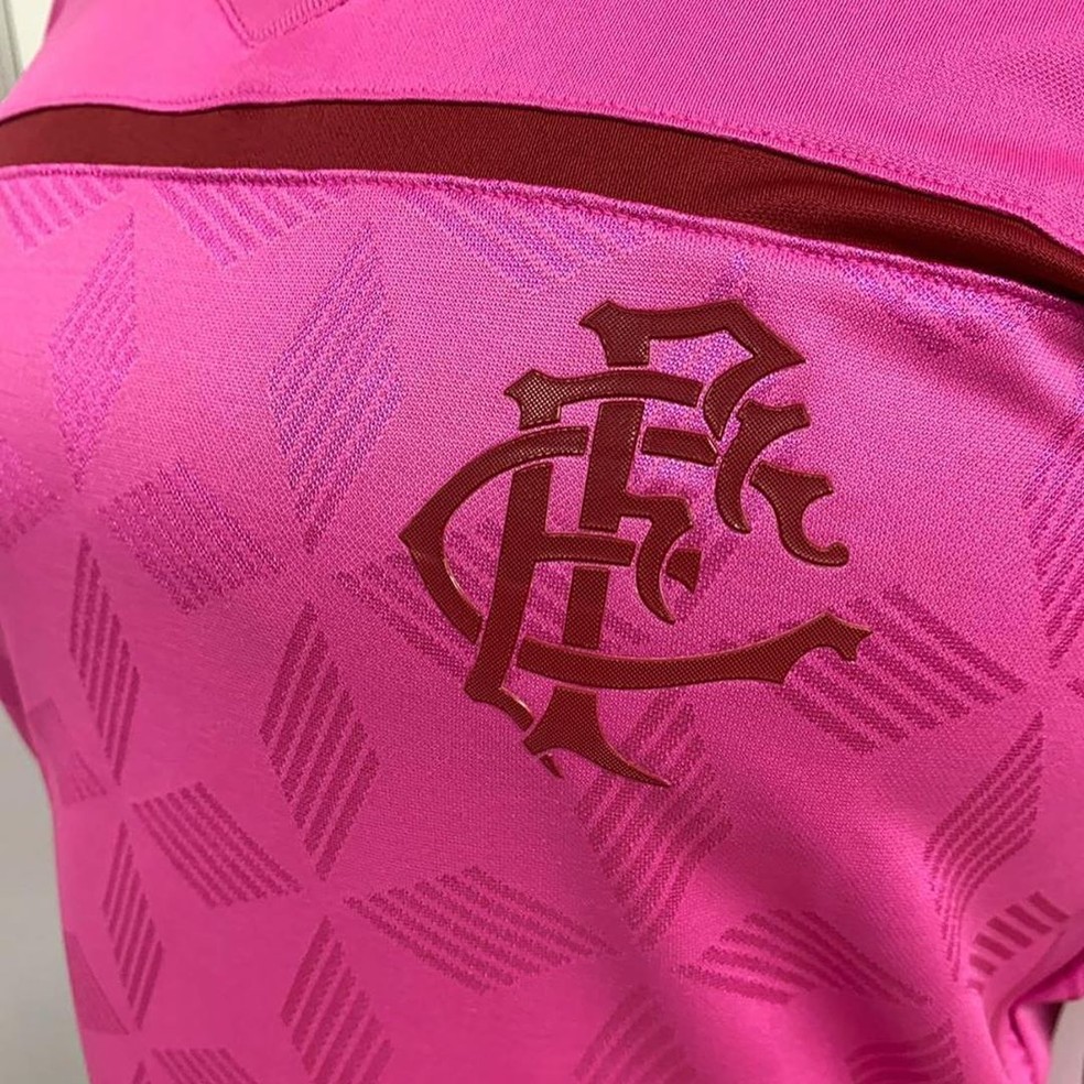 camisa rosa do fluminense