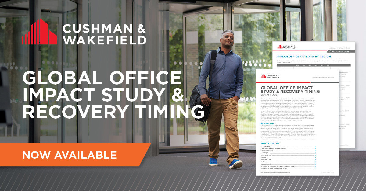 What will become of the office? Our Global Office Impact Study takes a deep, scientific look at the forces created by the COVID -19 pandemic and the cumulative impacts on office fundamentals. Read it - and sign up for TODAY's  9am CT webinar - here >> cushwk.co/36jHxbI