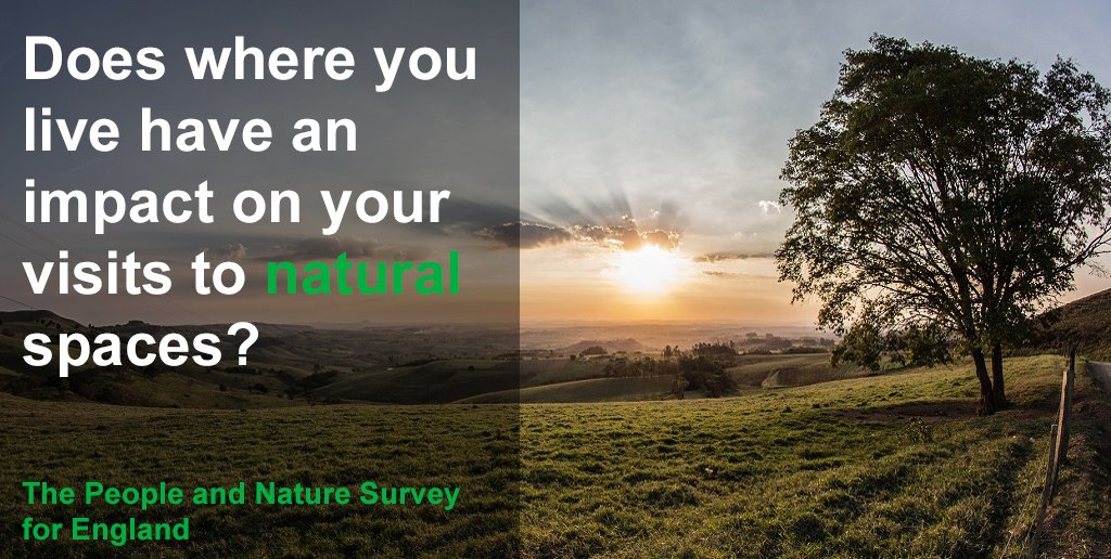 The People & Nature Survey for England first quarterly statistical release (data collected April-June) has been published, the release includes new analysis of how different groups experienced natural spaces. Report ➡️gov.uk/government/sta… #BetterWithNature #PeopleAndNature