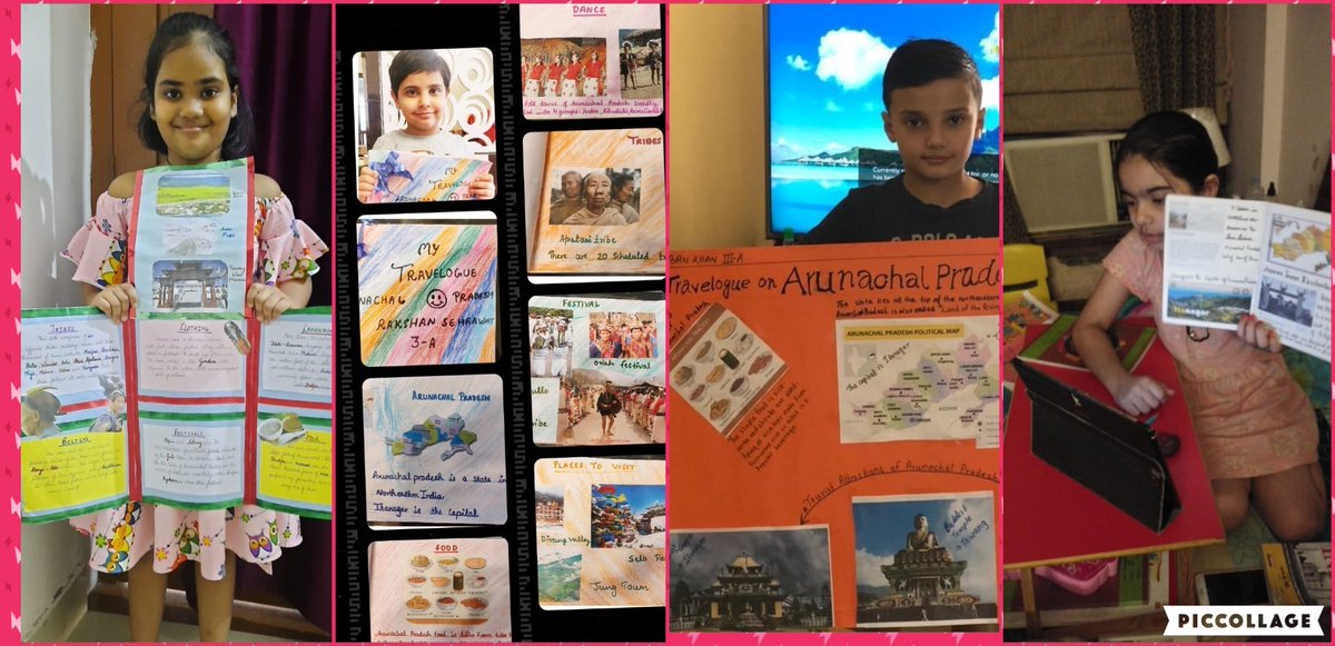 Arunachal Pradesh#the land of the dawn-lit mountains. Students of Pragyan School made amazing beautiful travelogues#AIL Project