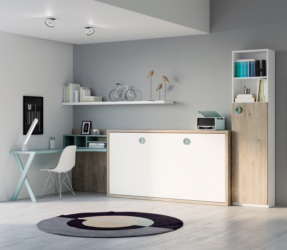 mobel21's tweet photo. Si tienes poco espacio o quieres la #habitación de tus hijos lo más despejada posible te proponemos una cama abatible como solución perfecta. 👌

✨ Descubre más en #Mobel2 https://t.co/uxF8cGytbV