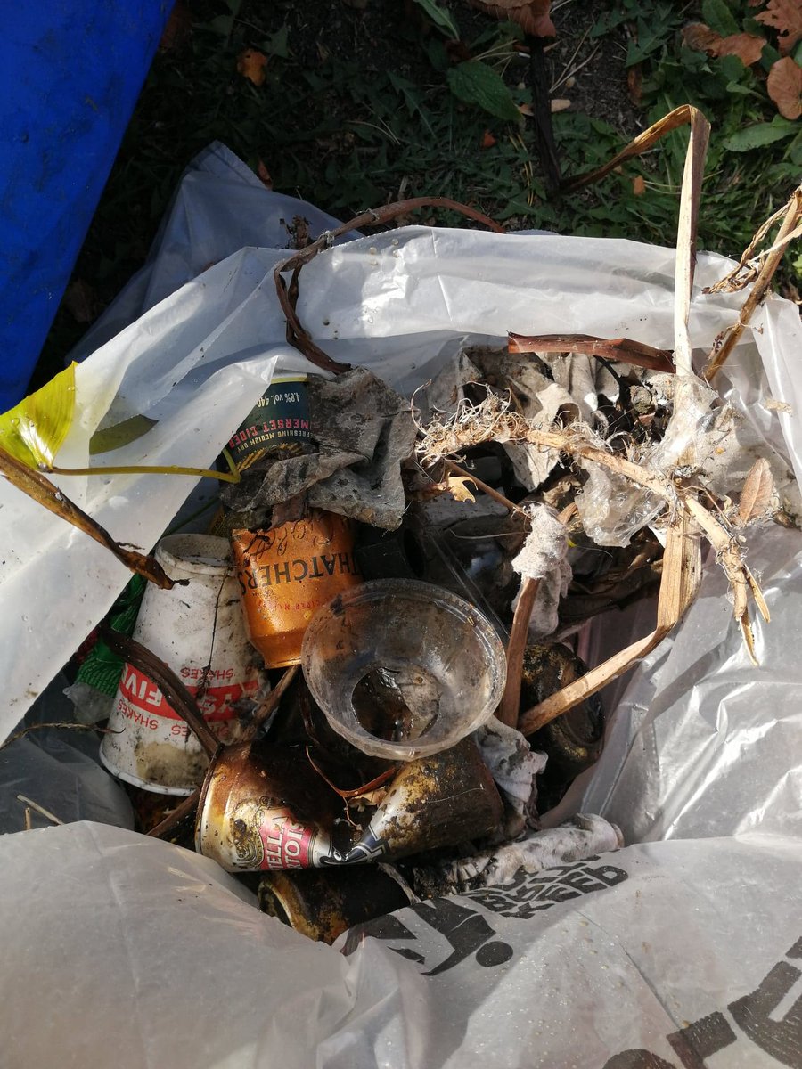 KentishExpress's tweet photo. 9 face masks, 140 food wrappers, 64 drinks cans and 31 glass bottles have been found in just a 180-metre stretch of the River Stour in #Ashford 😡

Volunteers also removed 10 bags of rubbish plus 6 traffic cones, 3 scooters, a skateboard, a bike and a shopping trolley... https://t.co/DRGA0pbkaK