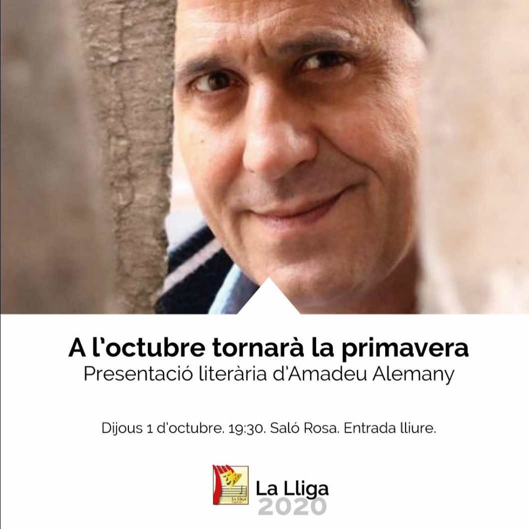 Demà, al teatre de la Societat La Lliga de Capellades, presentaré el meu llibre  "A l'octubre tornarà la primavera". Tres anys del referèndum i continuem fent territori!!!