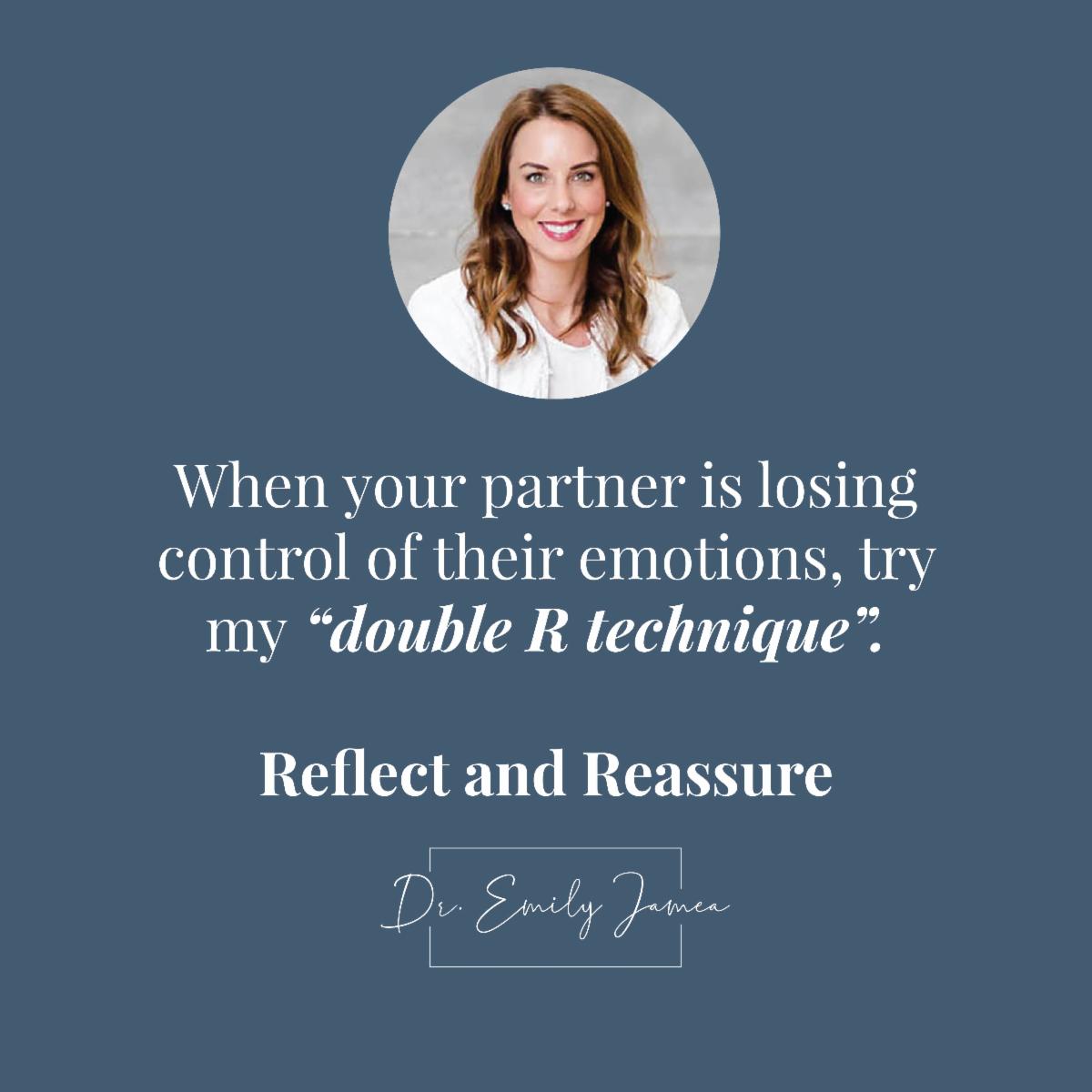 REFLECT back what you’re noticing. This makes them feel seen, which has an instant calming effect. Then REASSURE them that you’re there. This helps strengthen the connection which will help them to feel less alone with their emotions. #relationshipgoals