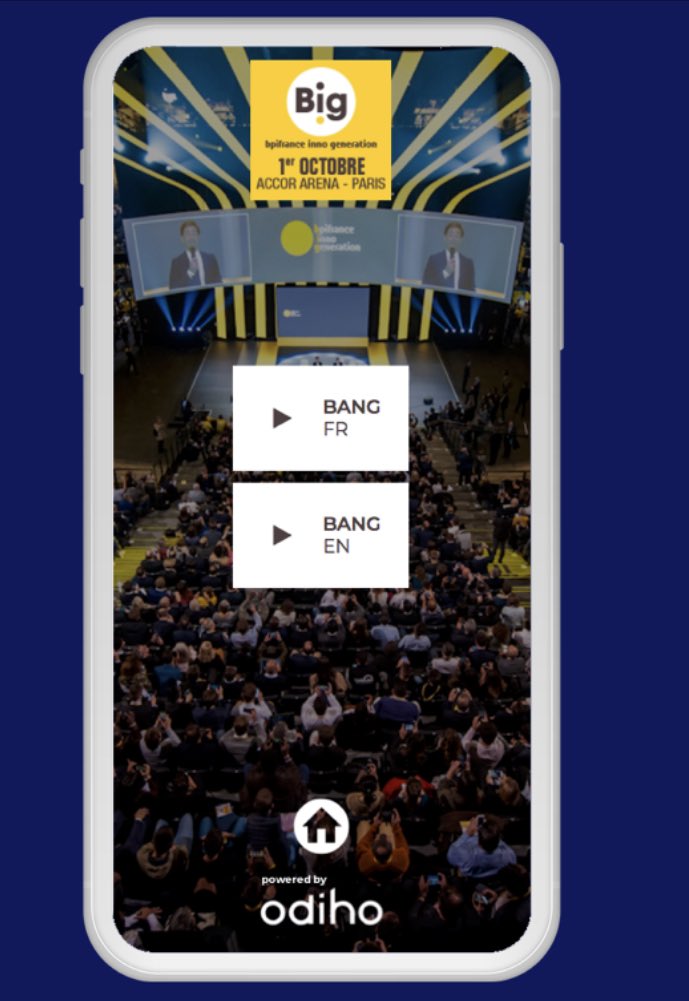 odiho (@odiho_) on Twitter photo Installation de 37 canaux <a href="/ODIHO_/">odiho</a> à #BIG6, <a href="/Bpifrance/">Bpifrance</a> pour conférences en silence et traductions avec traducteurs à distance, sur le smartphone de chacun.
<a href="/ViparisOfficiel/">Viparis</a> <a href="/FrEventBooster/">French Event Booster</a> <a href="/comexposium/">Comexposium</a> @ReedExpositions <a href="/WeyouGroup/">Weyou Group</a> Installation de 37 canaux <a href="/ODIHO_/">odiho</a> à #BIG6, <a href="/Bpifrance/">Bpifrance</a> pour conférences en silence et traductions avec traducteurs à distance, sur le smartphone de chacun.
<a href="/ViparisOfficiel/">Viparis</a> <a href="/FrEventBooster/">French Event Booster</a> <a href="/comexposium/">Comexposium</a> @ReedExpositions <a href="/WeyouGroup/">Weyou Group</a>