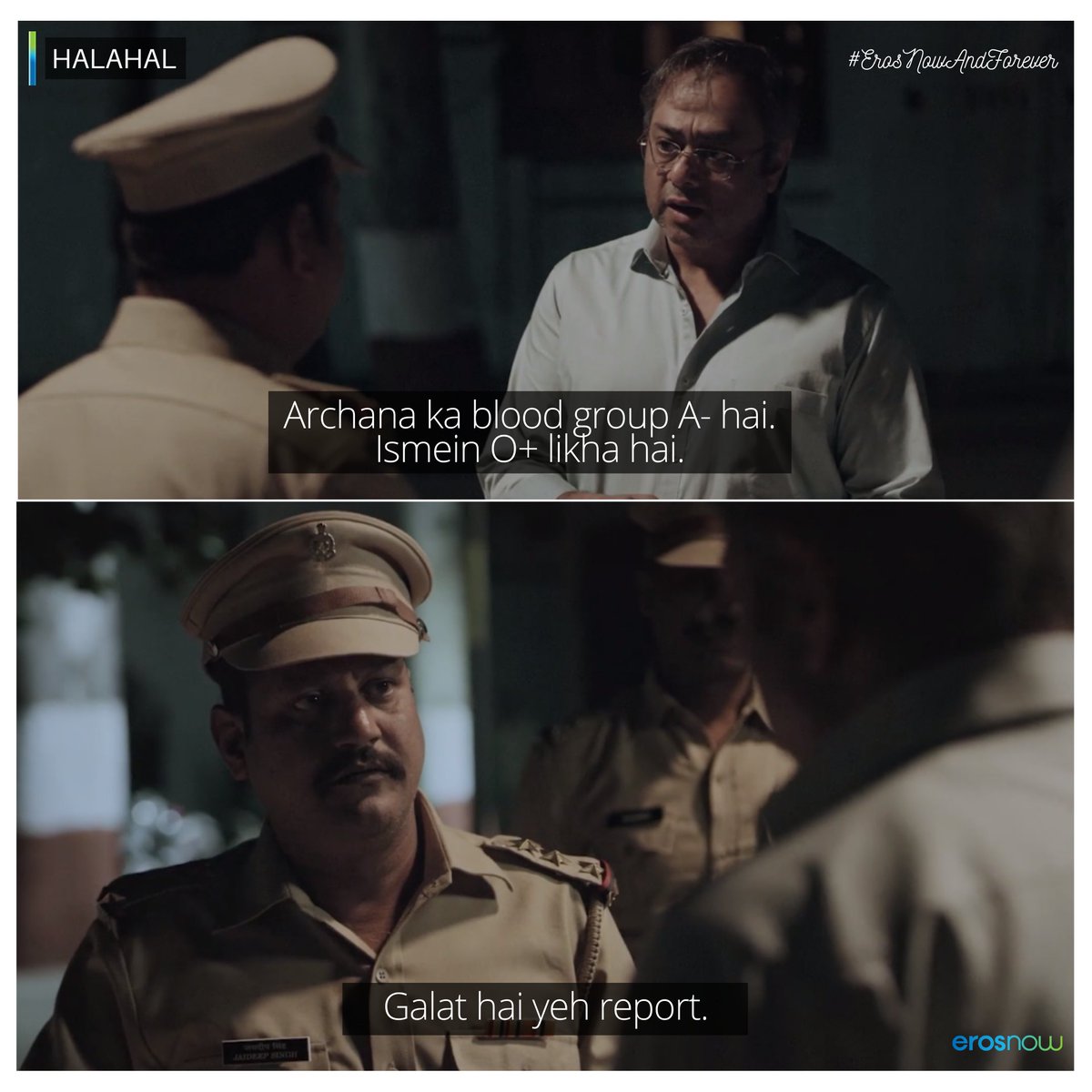 Question everything: Be it police reports, witness accounts, post mortem reports; even what you knew of your own daughter.This is the dizzying world Inspector Yusuf Quereshi ( @BarunSobtiSays) and Dr Shiv Sharma ( @SachinSKhedekar) inhabit in  @Randeepjha’s  #Halahal.(2/10)