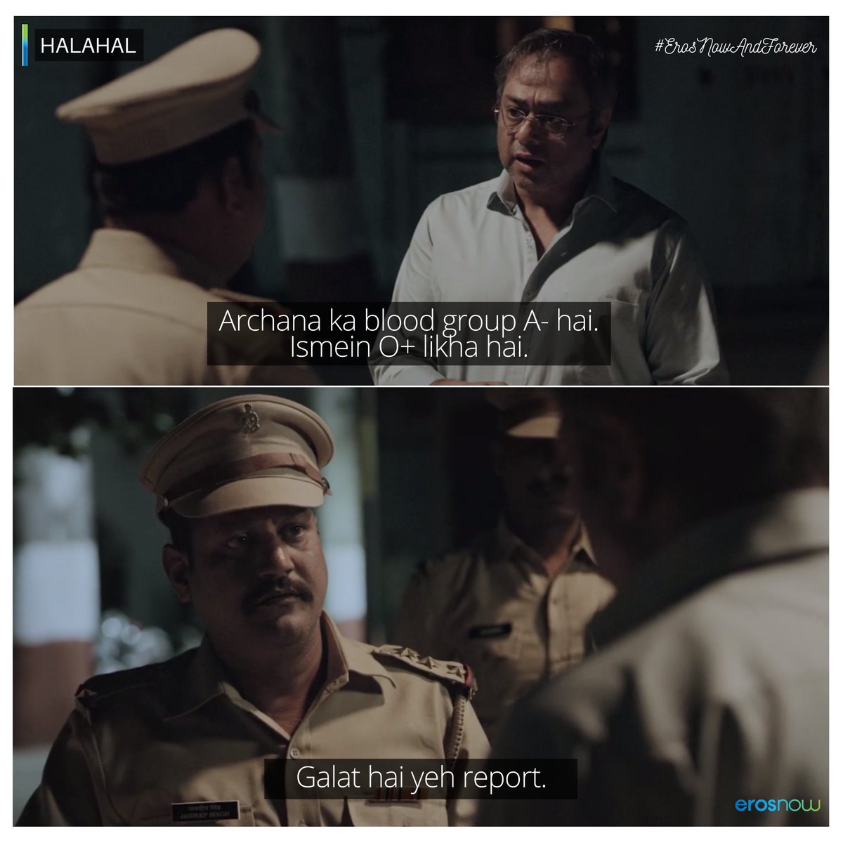 Question everything: Be it police reports, witness accounts, post mortem reports; even what you knew of your own daughter.This is the dizzying world Inspector Yusuf Quereshi ( @BarunSobtiSays) and Dr Shiv Sharma ( @SachinSKhedekar) inhabit in  @Randeepjha’s   #Halahal.(2/10)
