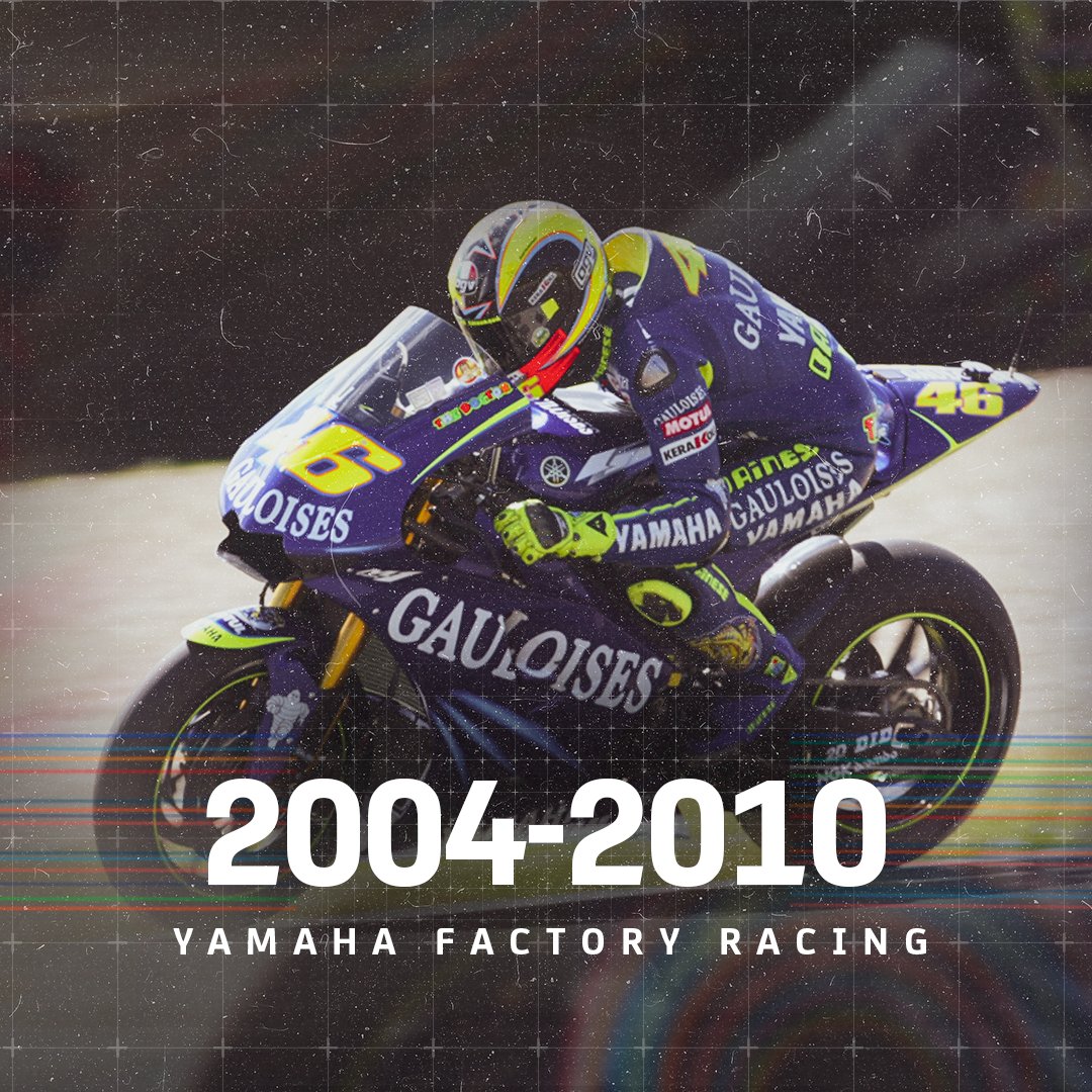 A shock switch to Yamaha for 2004 was doubted by many But with one of the greatest stories in our sport,  @ValeYellow46 won his first race with Yamaha, becoming the only rider in the  #MotoGP era to win back-to-back races with different manufacturers 