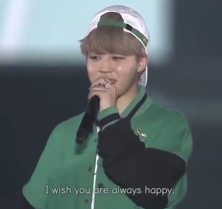 jimin wants you to be happy.