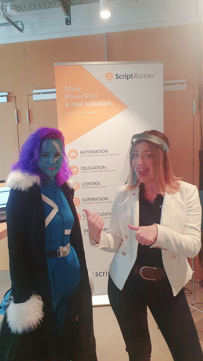 IsidoraKatanic's tweet photo. How cool is SHE 🥰😍🤩 @Alien4219 @Script_Runner #PowerShellHero #ExpertsLiveCH https://t.co/5r9j7O7eB1
