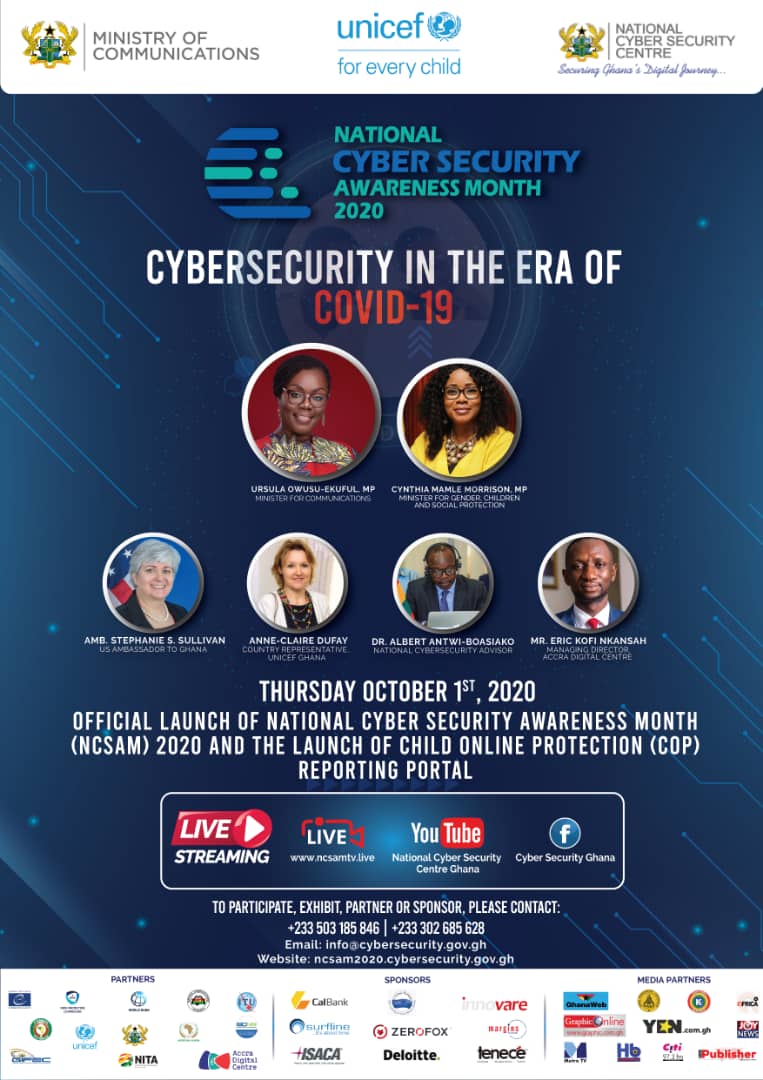 malikalmaestro's tweet photo. A socio-technological analysis of cybercrime and cyber security at #NCSAM2020 @Ebensab @UrsulaOw @konkrumah @NAkufoAddo @MBawumia
@naa_essah @NaksamS @cybersecurity 
 @aantwi_boasiako @BBCAfrica @Citi973 @tv3_ghana @UnsecurityP @TheMFWA https://t.co/PEYlBLUuvT