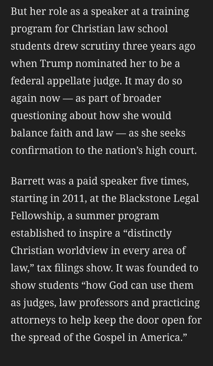 If a movement cared about women's rights and protecting you, as a lesbian, their takeaway would have been the likely appointment of Amy Coney Barrett and her Kingdom of God legalese, along with her links to the Alliance Defending Freedom. But it does not, because they do not.