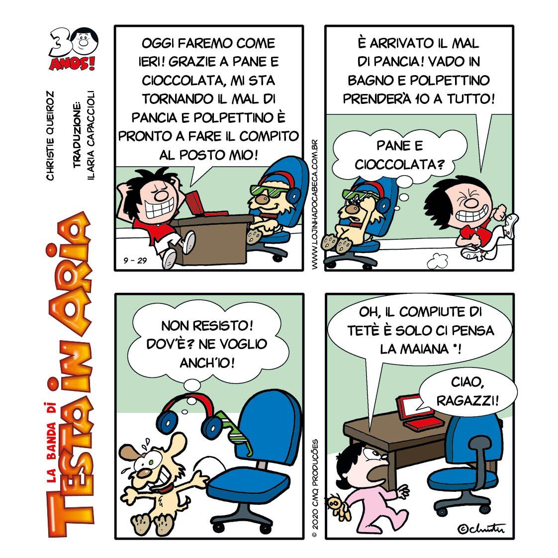 Que situação 9 😂😂
Siga-nos! Todo dia tem uma nova tirinha em 4 idiomas 🇧🇷🇺🇸🇪🇸🇮🇹
Inglês: Teacher Any
Italiano: Ilaria Capaccioli 
Espanhol: Ana Canti

#tira #cabecaoca #mariana #quadrinhos #humor #hq #comics #bd #crianca #infantil #tirinha #historieta #fumetti #idiomas