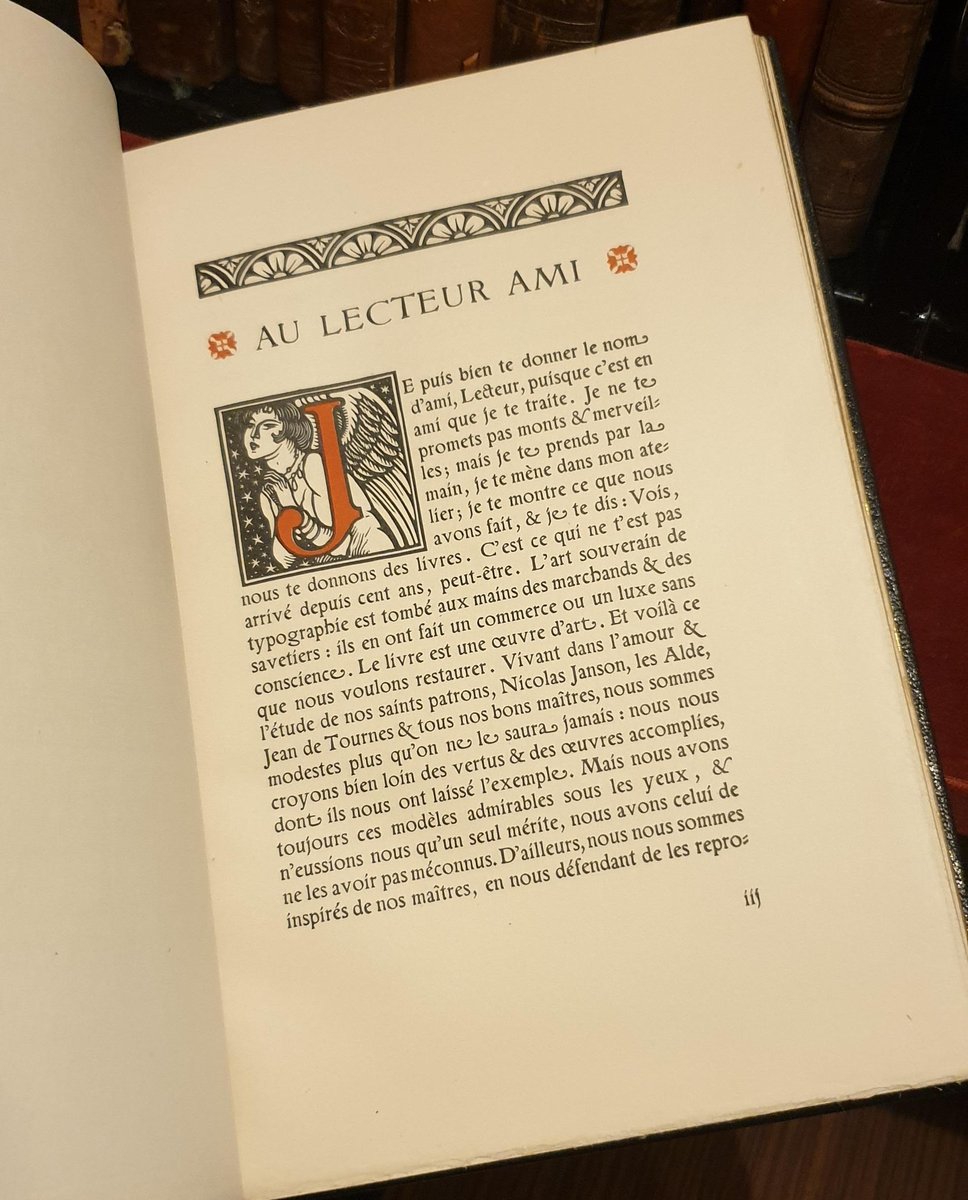 LibrairieHuret's tweet photo. 🔸Machiavel, Le Prince, 1921🔸️

Tirage : 290 ex. numérotés. Celui-ci, 1 des 20 sur vieux japon (n° XIII), deuxième grand papier. Bel exemplaire avec une préface d'André Suarès et enrichi d'un portrait au crayon de Machiavel par Louis Jou.

👉En vente : 1.200€ https://t.co/9nFIgOOJK7