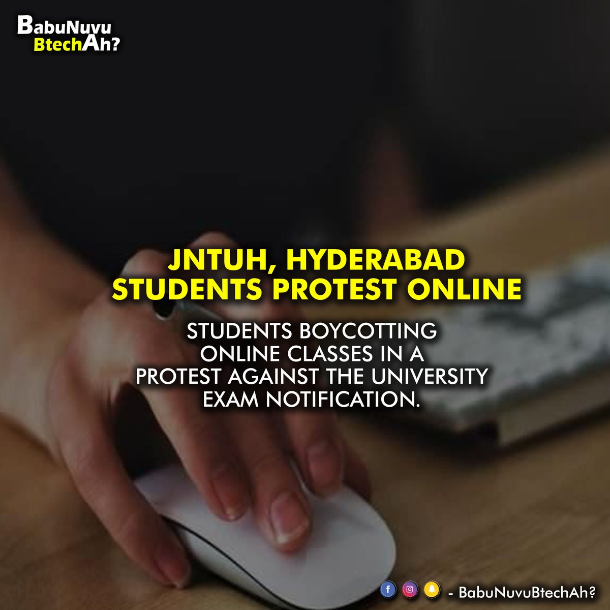 BabuNuvuBtechAh's tweet photo. #JntuH 
#jntuhexams 

Full Details here - 

https://t.co/iBQSKGB2ml

https://t.co/iBQSKGB2ml https://t.co/TEBLZawYWN