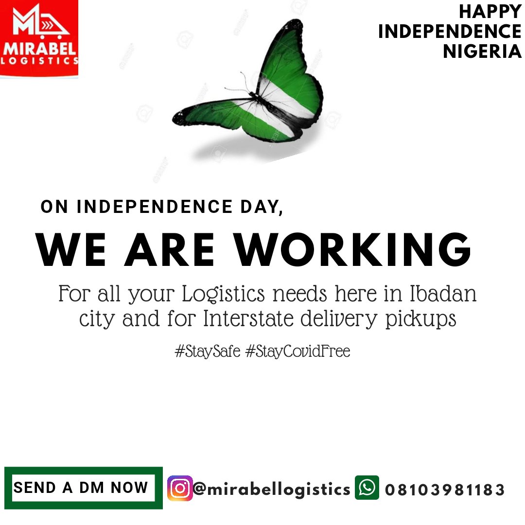 MirabelLogistic's tweet image. Available &amp;amp; effective is the word 👌
.
.
#nigeriaatindependence #ibadan #connectibadan #deliveries #logistics