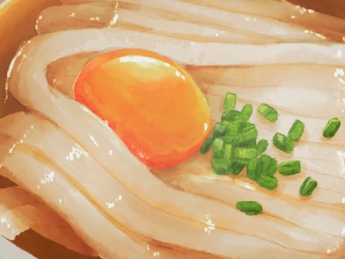 no humans food focus food bowl noodles simple background egg  illustration images