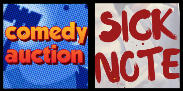 AD: This Saturday! Two brilliant new interactive shows at @OSOartscentre in #Barnes, from the creators of @thisisyourtrial. <a href="/ComedyAuction/">ComedyAuction TIYL</a> 4.30 (chortl.es/33hAVIK) &amp; <a href="/SickNoteShow/">SickNote TIYL</a> 8pm (chortl.es/33hAVIK) With <a href="/turlygod/">thom tuck. purveyor of fine comedy.</a>, @thetrevorLock, @duffmarvel and @sarahBennetto