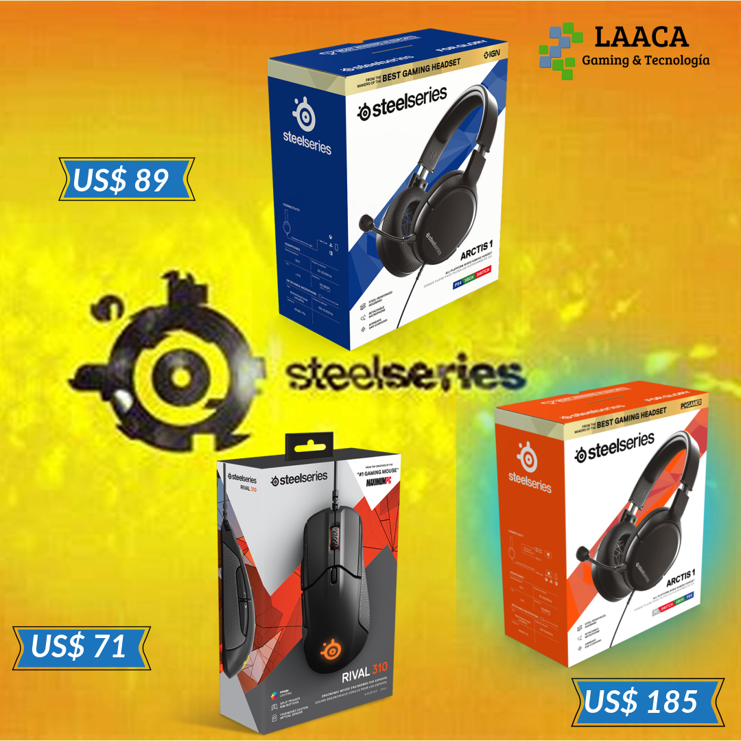 laacagames's tweet photo. Persdonaliza tu pc se pro, linéa gamer STEELSERIES
Auricular gamer Steelseries Arctis 1 PS4 USD89, Auricular gamer Steelseries Arctis 1 inalámbrico PS4 USD185, Mouse gamer SteelSeries Rival 310 USD71.
https://t.co/bDKexgIzui
#steelseriesmouse #steelseriesauriculares #pcgamer https://t.co/qjyvJw5ZgQ